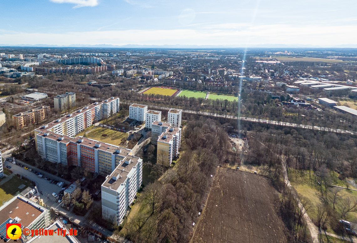 20.02.2023 - Baustelle zur Grundschule am Strehleranger in Neuperlach
